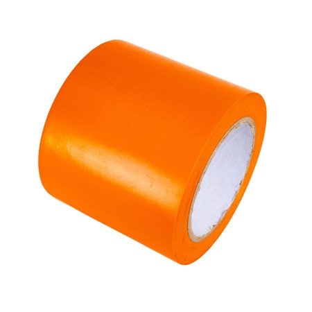 Gtse Wide Orange Floor Line Marking Tape - 4in x 108ft LMT-501-ORA