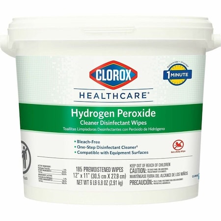 Clorox Disinfecting Wipes, 185 ct, Bucket, PK2 30826