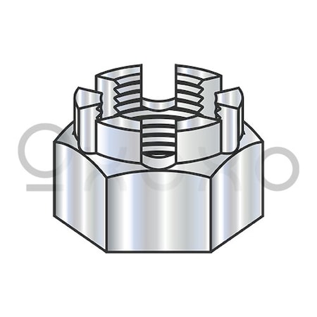 Oxoxo 7/16-20 Castle Nut Zinc, 200PK 316798