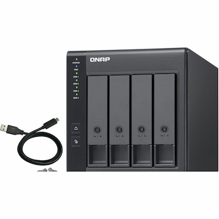 Qnap 4-bay USB 3.0 RAID Expansion Enclosure TR-004-US