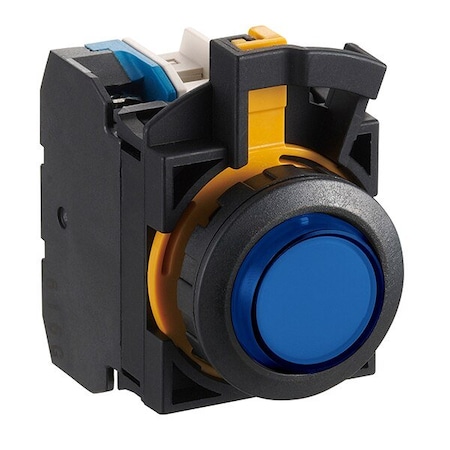 Idec Illuminated PB 22MM 2NO+2NC Blue 24V Bla CW1L-M2E22Q4S