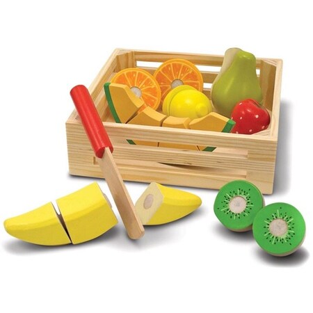 Melissa & Doug Cutting Fruit Set - Wooden Play Food 4021