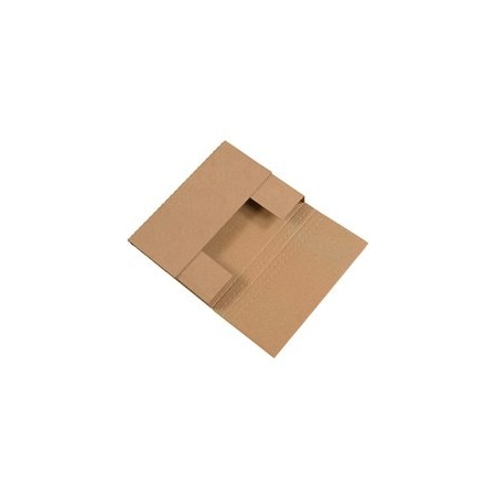 Bubblefast 50-12 1/8 x 9 1/8 x 2'' Kraft Easy-Fold Mailers, 50PK BFM2BKK