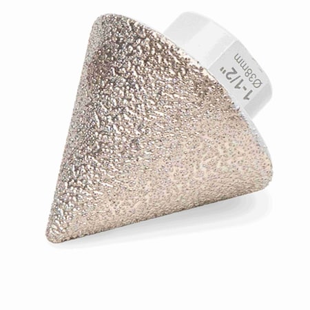 Marshalltown 1/8in - 1 1/2in Diamond Milling Cone for Grinder DTTC112