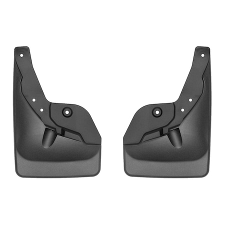 Weathertech Black, No Drill MudFlaps 110184