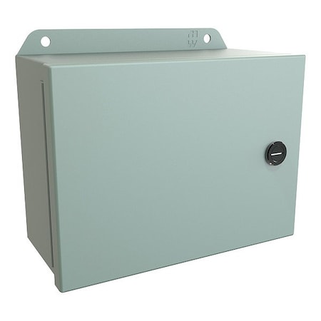 Hammond Latches Electrical Enclosure, 6 in H, 4 in D, 8 in W, 12, 13, 3R, 4, Steel EJ683