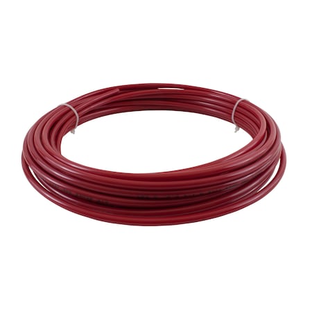 Mytee Products Air Line 1/4 in OD x 50 ft Red SAE J844 Nylon Air Brake Tubing DOT Approved MP-ABT-1924-05-T
