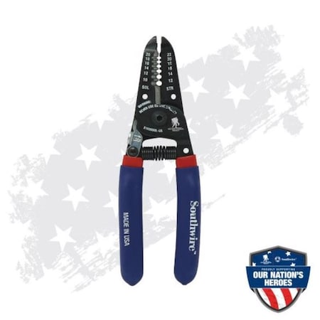 Southwire Wounded Warrior Project 10-20 Solid and 12-22 Stranded AWG Wire Stripper 67039240
