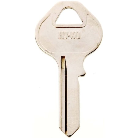 Hy-Ko Key Blank, Brass, Nickel, For: Master Cabinet, House Locks and Padlocks 11010M4