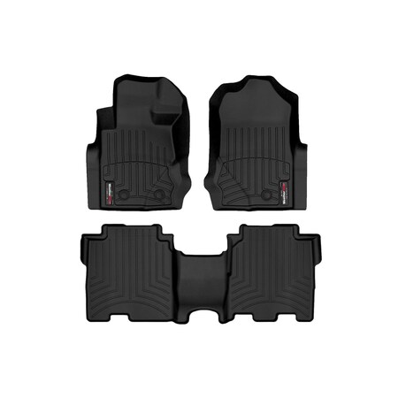 Weathertech Black, Front and Rear Floorliners 441695-1-3
