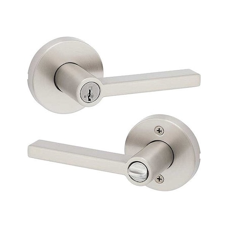 Kwikset Door Lever Lockset, 1 3/8-1 3/4" Thick 740HFL-RDT-15-SMT-6AL-RCS