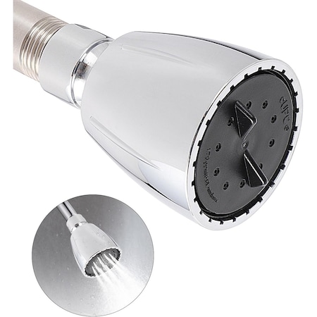 Supply Giant Shower Head, High Pressure 6 Jets 48 Sprays Showerhead, 1.8 GPM, 2.75in Face Dia. Chrome Plated 74-42730