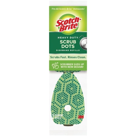 Scotch-Brite Scrub Dots Hvy Dty Dishwand Refills 488-2-7