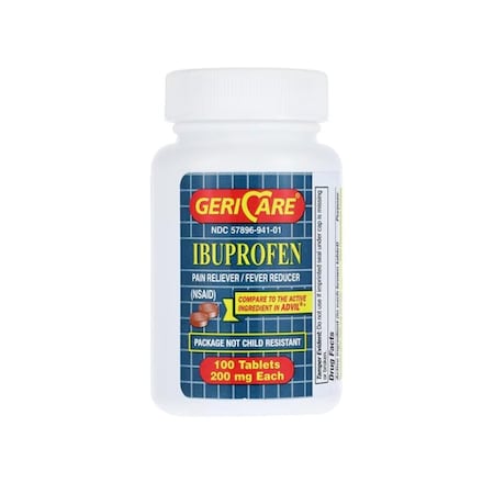 Geri-Care Ibuprofen Tablets 200mg, 100PK 1044367