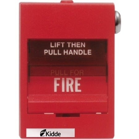 Kidde Fire Alarm Pull Station, Red, 3-5/8" D K-278B-1110