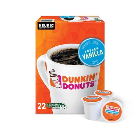 Keurig Keurig Dunkin' Donuts French Vanilla Coffee K-Cups 22 pk 5000363272
