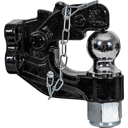 Buyers Products Combination Hitch, 4 11/16 in L, Steel BH152516