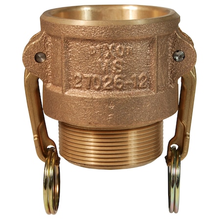 Dixon Cam and Groove Coupler x MNPT, 2", BR 200-B-BR