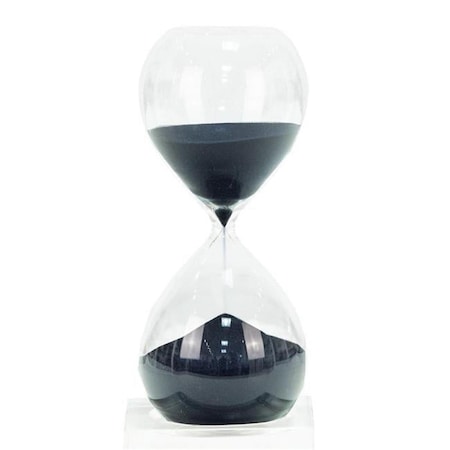 Bey Berk International Bey-Berk International 30 Minute Crystal Base Navy Sand Timer D836N