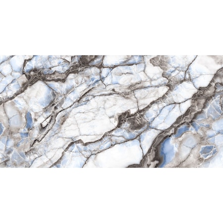 Andova Tiles Luxaura 24x48 Polished Natural Stone/ Marble Large Format Porcelain Floor and Wall Tile, 2PK ANDLUX1471