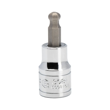 Genius Tools 3/8in Dr. 5/32in Wobble Hex Bit Socket 50mmL 308+5110