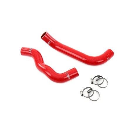 Hps Performance High Temp Reinforced Silicone Radiator Coolant Hose Kit, Red, 57-2127-RED