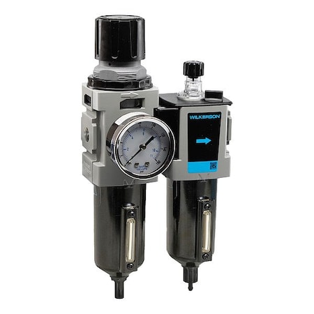 Wilkerson Filter/Regulator/Lubricator, Auto Drain D18-03-FHG0B