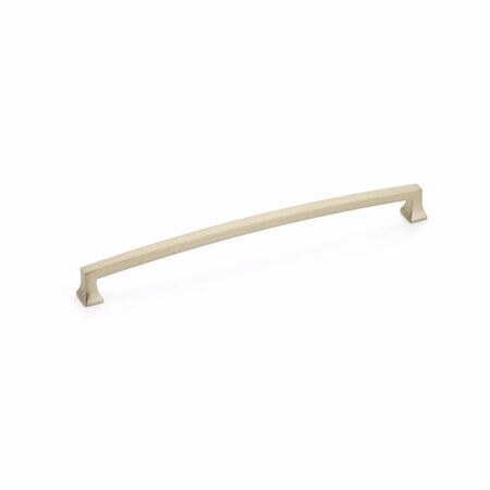 Schaub 10in Center to Center Menlo Park Arched Cabinet Pull Signature Satin Brass Finish 528-SSB