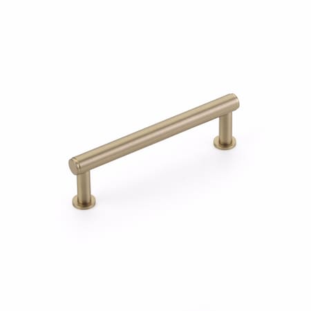 Schaub 4in Center to Center Pub House Cabinet Pull Signature Satin Brass Finish 5104-SSB