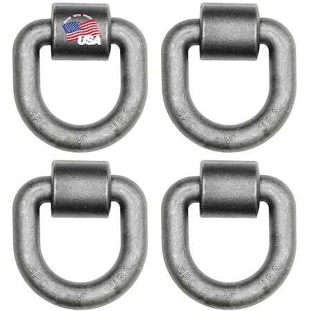 Buyers Products D-Rings & Lashing Rings, PK4 B484