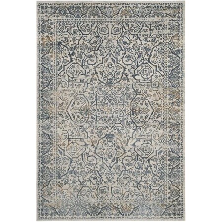 Safavieh 8 x 10 ft. Princeton Power Loomed Large Rectangle Area RugCream & Slate PRN714S-8
