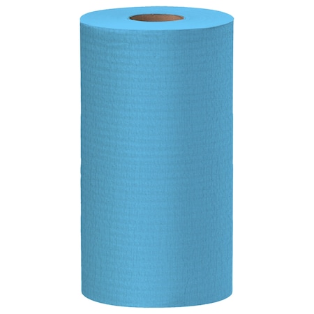 Wypall WypAll General Clean X60 Multi-Task Cleaning Cloths (35411), Small Roll, Blue, 130 Sheets/Roll, PK12 35411