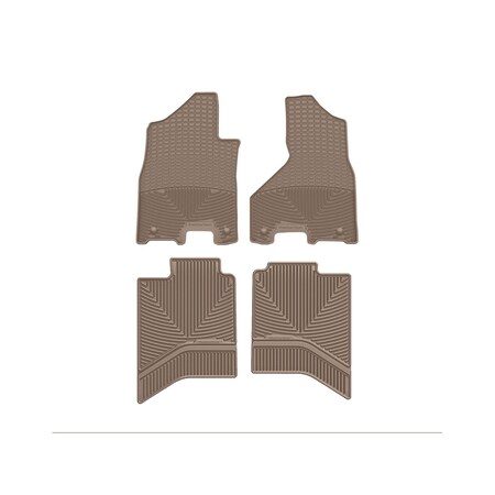 Weathertech Tan, Front and Rear All Weather Floor Mats W516TN-W336TN