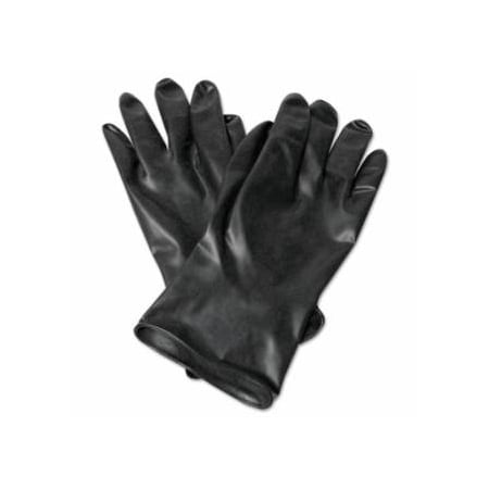 North Chemical Resistant Butyl, Gloves, Size 7, Black, 13 mil, Smooth 068-B131/7