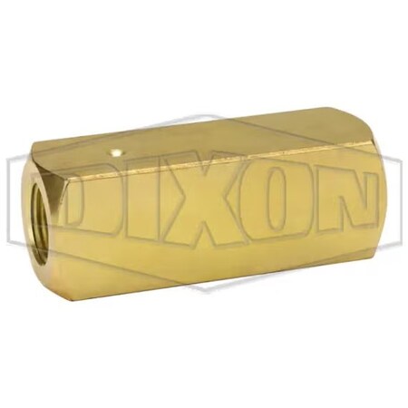 Dixon C Series Check Valve, 3/8 in, FNPT, Brass Body BCV600