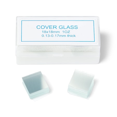 United Scientific Glass Coverslips, 18Mm X 18Mm, 1Oz., #1 SCSS18-1OZ