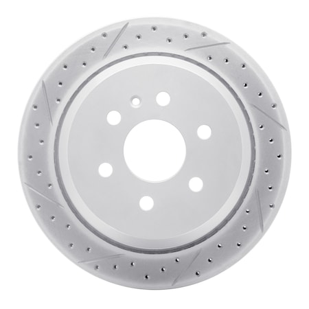 Dynamic Friction Co DFC Geoperformance Rotor - Drilled and Slotted 830-48063L