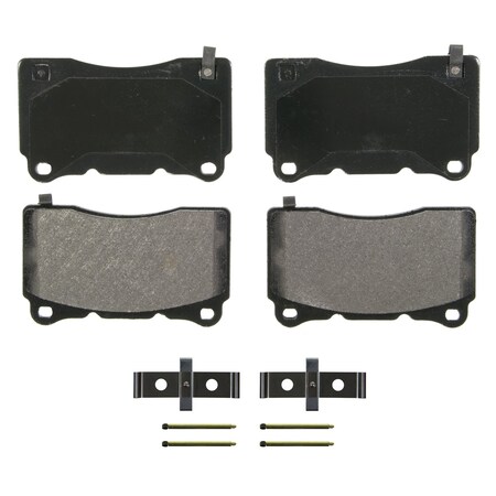 Wagner Brake QuickStop Front; Rear Disc Brake Pad Set Semi-Metallic, ZX1050