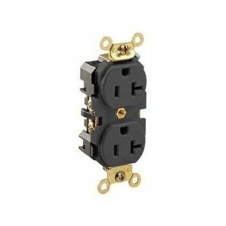 Leviton Industrial Series Extra Heavy Duty Grade Duplex Receptacle, 20 Amp, 125 Volt 5362-E