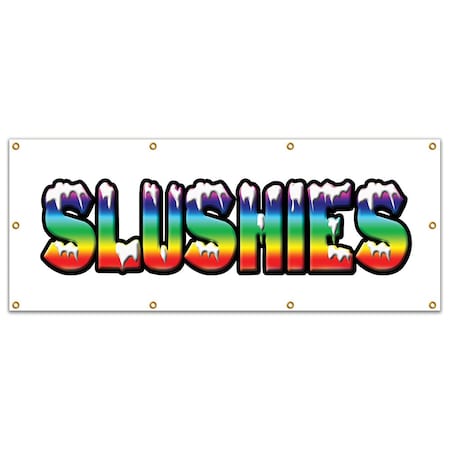 Signmission Slushies, 36 Inch x 96 Inch, Banner B-96 Slushies