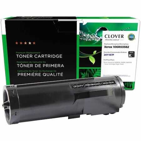 Clover Imaging Group Remanufactured High Yield Toner Cartridge for Xerox 106R03582 201187P