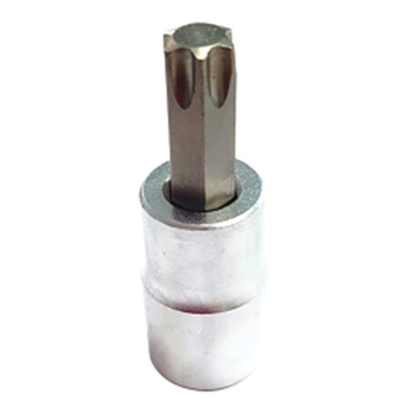 Homepage PFS6T40 T40 Torx Bit, 0.37 Square Drive Bit Holder  Satin Chrome HO1080148