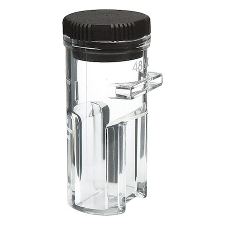 Hach Sample Cell, 3 3/8 in W, 1 1/2 in H 4864302