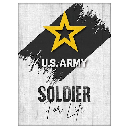Holland Bar Stool Co United States Army 15 in.x20 in. Canvas Wall Art LCnvs