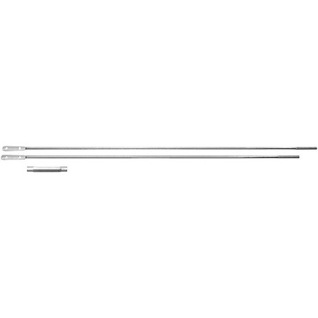 National Hardware V196 Series Turnbuckle, 1/4-20 Thread, 1-11/16 in L Take-Up, Aluminum N117-580