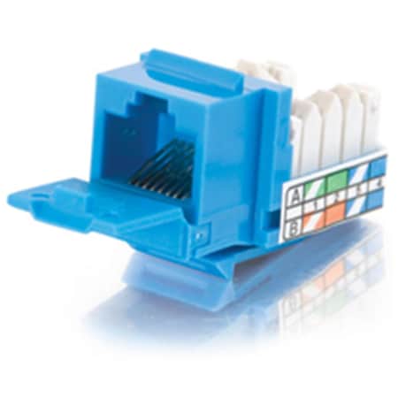 Fasttrack Cat5E 90 Keystone Jack Blue FA257276