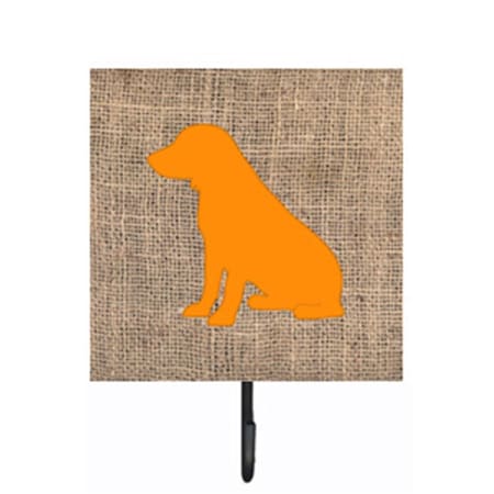 Carolines Treasures Boykin Spaniel Burlap And Orange Leash Or Key Holder BB1070-BL-OR-SH4