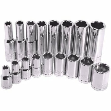 K-Tool International 1/4" Drive, 7/32" SAE Socket, 6 Points, Stnd 6Pt, 1/4"Dr, 7/32 KTI-21107