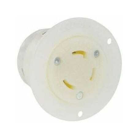 Leviton Industrial Grade Flanged Outlet 30 Amp, 125 Volt 2616