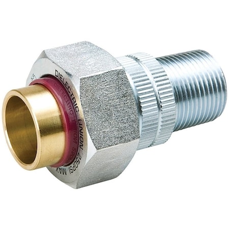 B & K Pipe Union, 34 in, MIP x Sweat, Brass, 250 psi Pressure 167-004NL